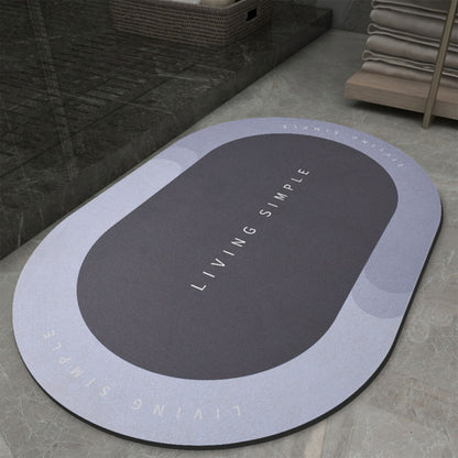 Tapis Absorbant à Séchage Rapide avec Protection Antidérapante