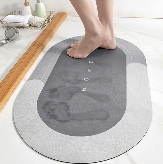 Tapis Absorbant à Séchage Rapide avec Protection Antidérapante